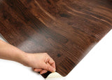 ROSEROSA Peel and Stick Flame retardation PVC Slice Wood Self-Adhesive Wallpaper Covering PF686