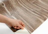 ROSEROSA Peel and Stick PVC Antique Wood Knot Self-adhesive Covering Countertop Backsplash PG2134-2