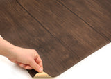 ROSEROSA Peel and Stick PVC Self-Adhesive Wallpaper Covering Counter Top Oriental Wood PG4034-5