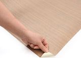 ROSEROSA Peel and Stick Flame retardation PVC Classic Mahogany Self-Adhesive Wallpaper Covering PF722