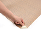ROSEROSA Peel and Stick PVC Wood Self-Adhesive Wallpaper Covering Counter Top Mahogany PG722