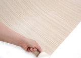 ROSEROSA Peel and Stick PVC Wood Self-Adhesive Wallpaper Covering Counter Top Natural Oak PG4163-1