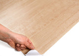 ROSEROSA Peel and Stick PVC Teak Self-Adhesive Wallpaper Covering Counter Top PG4345-2