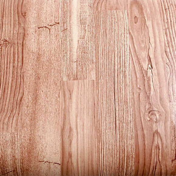 ROSEROSA Peel and Stick PVC Wood Self-Adhesive Wallpaper Covering Counter Top Slice Wood PG4371-2