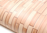 ROSEROSA Peel and Stick PVC Self-Adhesive Wallpaper Covering Counter Top Slice Cedar PG4373-4