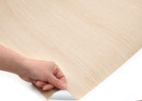 ROSEROSA Peel and Stick PVC Wood Self-adhesive Wallpaper Covering Counter Top PG597