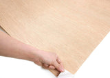 ROSEROSA Peel and Stick Flame retardation PVC Deluxe Oak Self-Adhesive Wallpaper Covering PF618