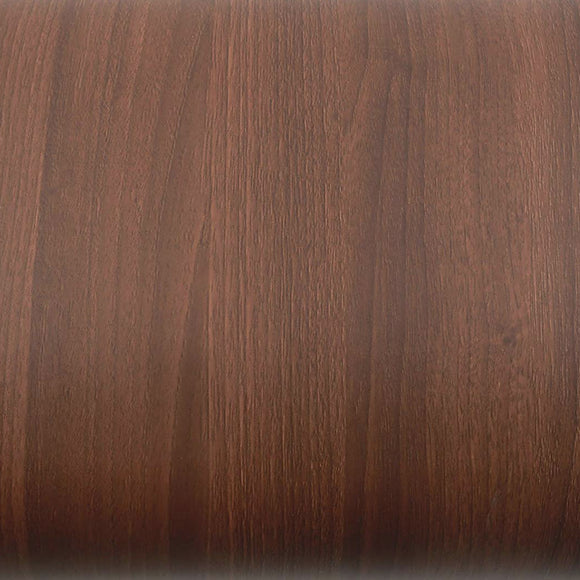 ROSEROSA Peel and Stick PVC Wood Self-Adhesive Wallpaper Covering Counter Top Natural Walnut PG660