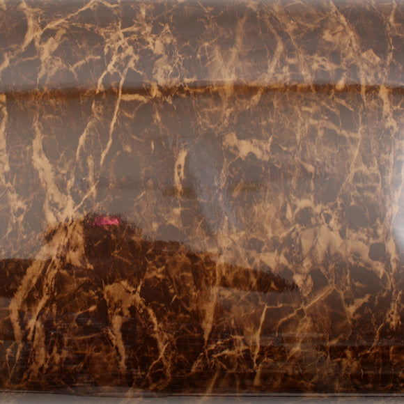 ROSEROSA Peel and Stick PVC Marble Self-adhesive Wallpaper Covering Counter Top Emperador Marble PGS4704-1