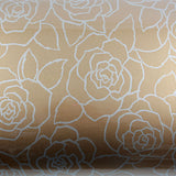 ROSEROSA Peel and Stick PVC Floral Self-Adhesive Wallpaper Covering Counter Top Rosesupia PGS9028-1