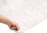 ROSEROSA Peel and Stick PVC Stone Self-Adhesive Wallpaper Covering Counter Shelf Liner PM809
