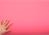 ROSEROSA Peel and Stick PVC Solid Self-adhesive Wallpaper Covering Counter top Hot Pink SG17