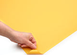 ROSEROSA Peel and Stick PVC Solid Self-adhesive Wallpaper Covering Counter Top Yellow SG40