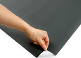 ROSEROSA Peel and Stick PVC Solid Self-adhesive Wallpaper Covering Counter Top Dark Gray SG50
