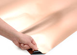 ROSEROSA Peel and Stick PVC Metal Self-Adhesive Wallpaper Covering Counter Top Hair Line SHL243
