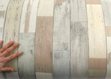 ROSEROSA Peel and Stick PVC Wood Self-Adhesive Wallpaper Covering Counter Top Panel Wood SPF509