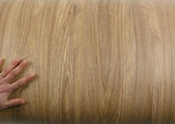 ROSEROSA Peel and Stick PVC Wood Self-Adhesive Wallpaper Covering Counter Top Deluxe Oak SPG528