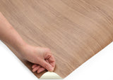 ROSEROSA Peel and Stick PVC Wood Self-adhesive Wallpaper Covering Counter Top SPG505
