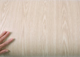 ROSEROSA Peel and Stick PVC Wood Self-Adhesive Wallpaper Covering Counter Top Oak Wood WD163