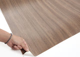 ROSEROSA Peel and Stick PVC Teak Wood Self-adhesive Wallpaper Covering Counter Top WD323