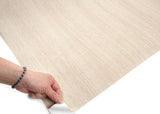 ROSEROSA Peel and Stick PVC Wood Self-Adhesive Wallpaper Covering Counter Top Oak Wood WD331