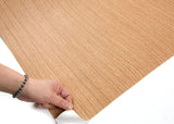 ROSEROSA Peel and Stick Flame retardation PVC Oak Wood Self-Adhesive Wallpaper Covering FWD335