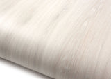 ROSEROSA Peel and Stick Flame retardation PVC Ash Wood Self-Adhesive Wallpaper Covering FWD811