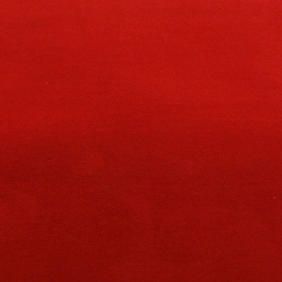ROSEROSA Peel and Stick Suede Look Pre-pasted Fabric Shelf Liner Self-Adhesive Faux Suede : Red